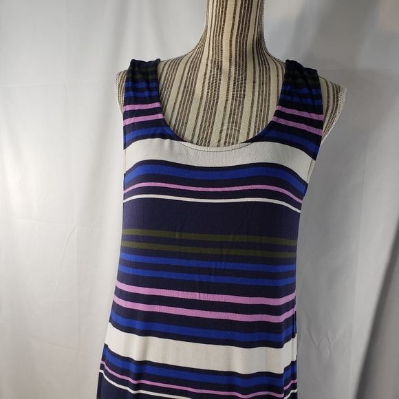Merona Striped Maxi Dress Size XXLarge - Picture 2 of 6
